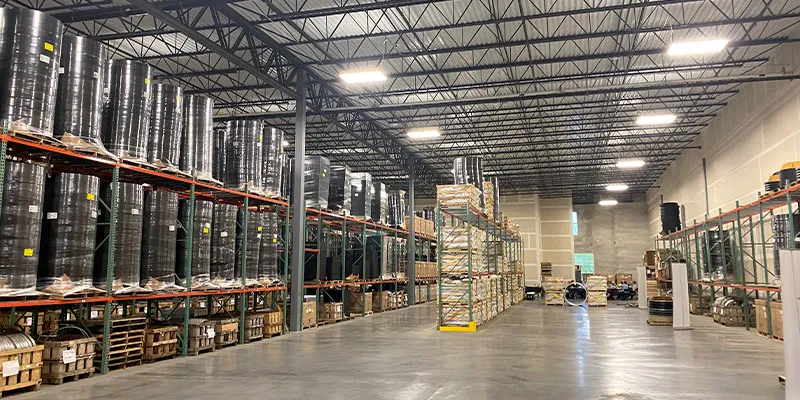 A large facility with lots of open space