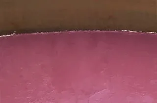 The base of a stormwater retention tank coated in epoxy