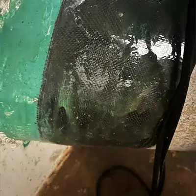 A HydraWrap weld kit restoring a limited area on a 12-inch steel pipe