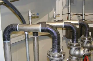 HydraWrapped sections of pipes