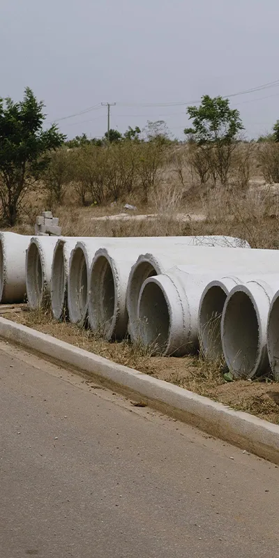 A row of new pipes soon to be installed