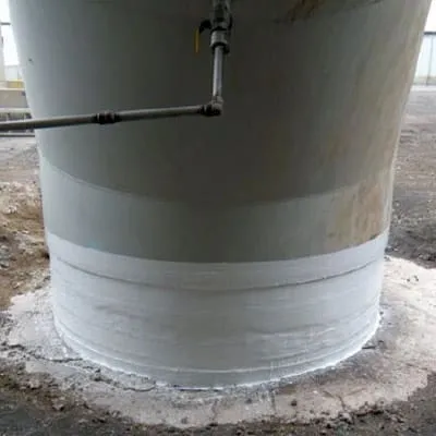 HydraWrap applied to the exterior of a 90-inch soil-to-air interface