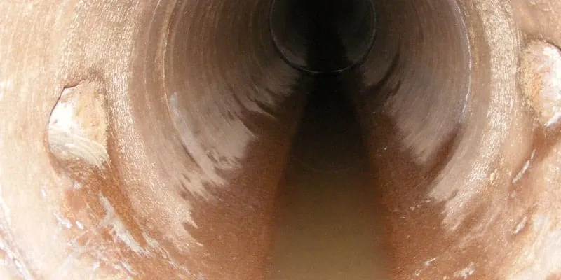 Two offshoots from a larger pipe