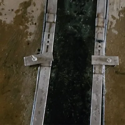 HydraTite installed with anchor plates