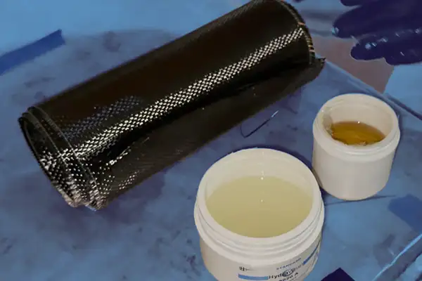 HydraWrap carbon fiber fabric and epoxies