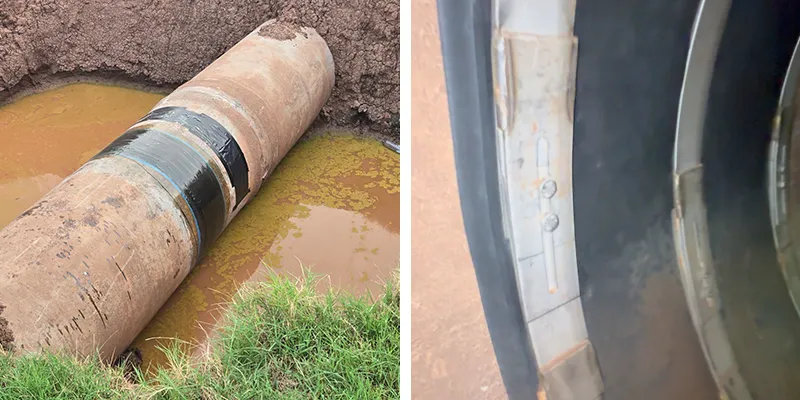 Multiple After Images From A HydraWrap And HydraTite Project