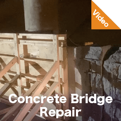 A wooden form being used to make a new concrete crash wall