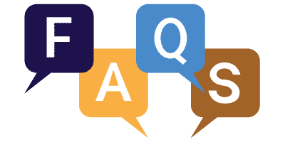 Simple 'FAQS' logo