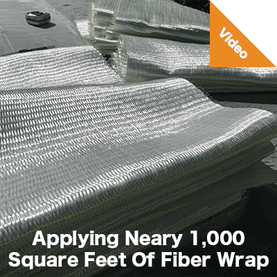 Fiber wrap on a table
